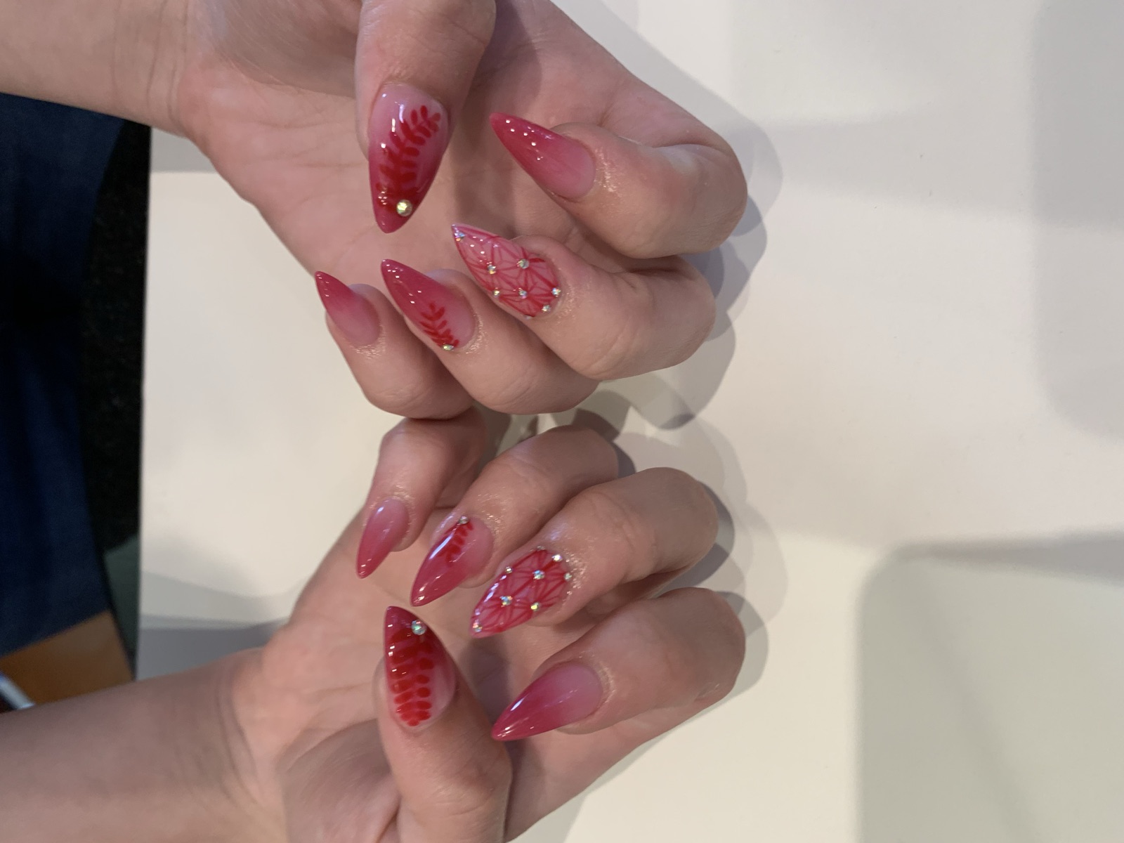 Custom nail art from Arboretum Nails & Spa